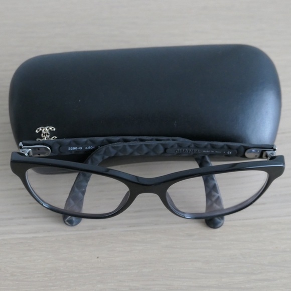 CHANEL Accessories - Chanel Quilted Eyeglasses - Black - AUTHENTIC